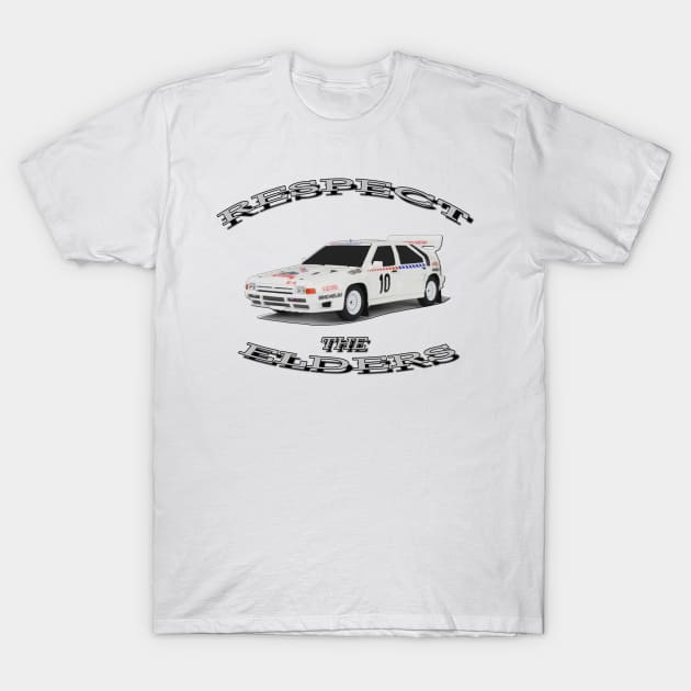 Citroen bx4tc 'Respect The Elders' T-Shirt by CarEnthusast